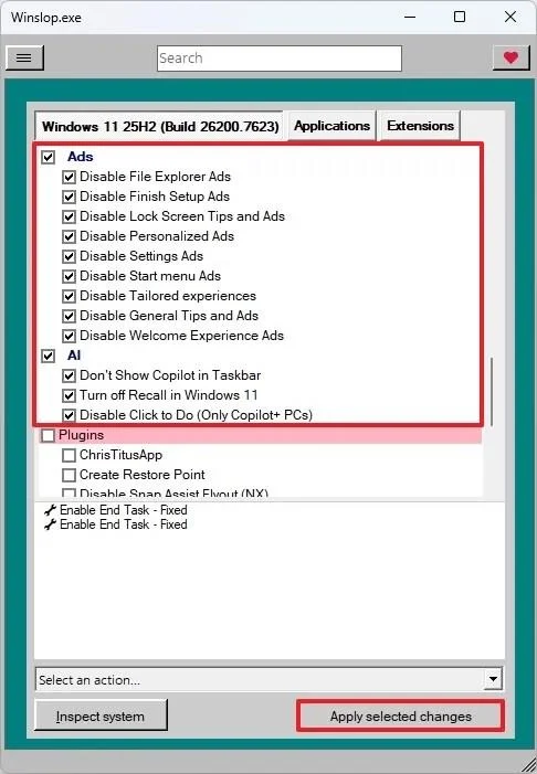 Come utilizzare Winslop per eliminare le app preinstallate superflue e rimuovere le funzionalità basate sull'intelligenza artificiale su Windows 11