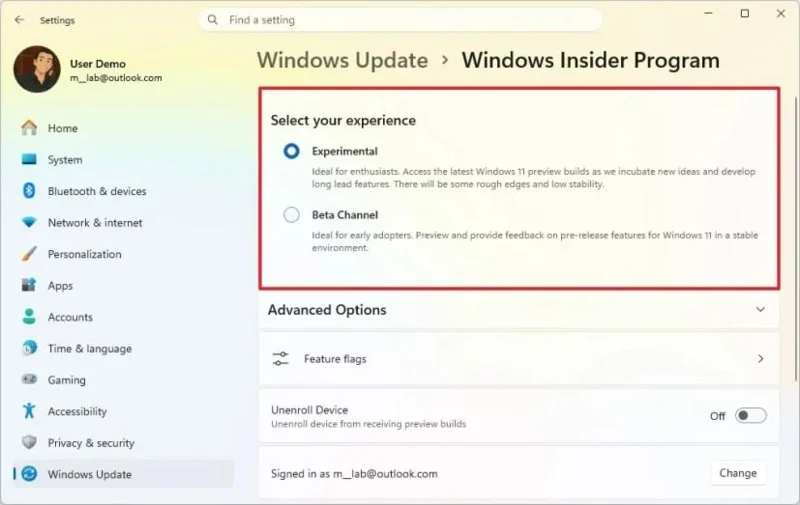 Il programma Windows 11 Insider sta cambiando: nuovi canali, flag di funzionalità e aggiornamenti per l'iscrizione.