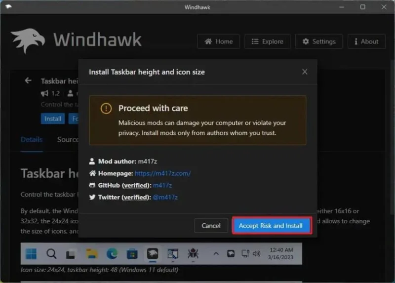 Cómo cambiar el tamaño de la barra de tareas en Windows 11