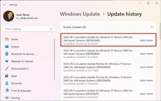 如何在 Windows 11 上查看更新記錄
