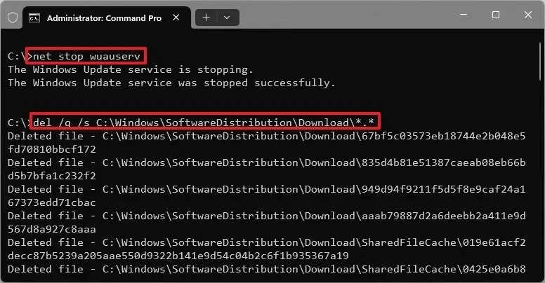 Come eliminare gli aggiornamenti in sospeso su Windows 11