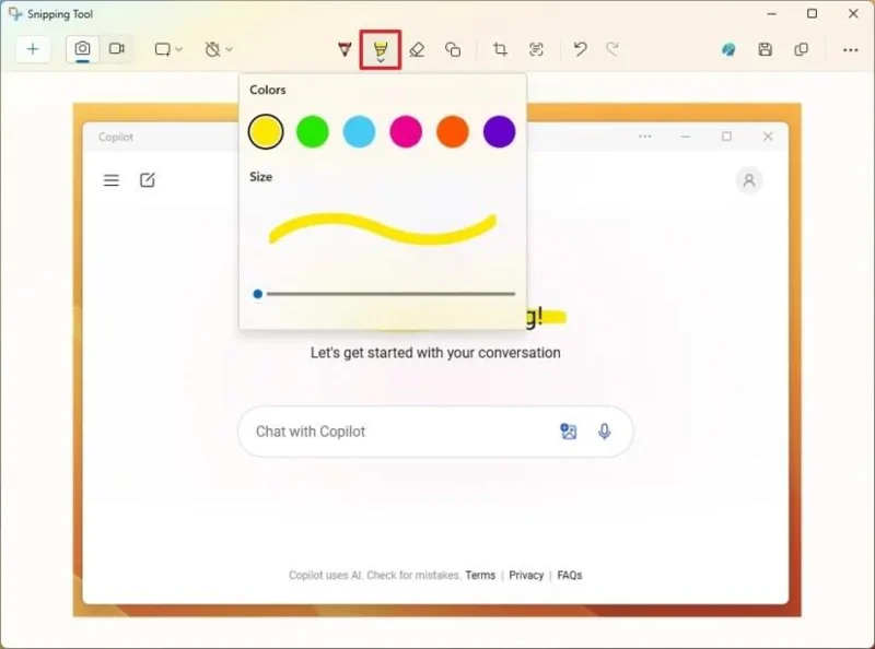 Come acquisire schermate su Windows 11 utilizzando lo Strumento di cattura.