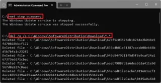 Come eliminare gli aggiornamenti in sospeso su Windows 11