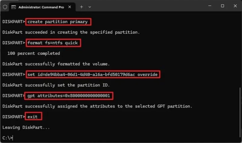 Come risolvere il problema della partizione di ripristino mancante su Windows 11