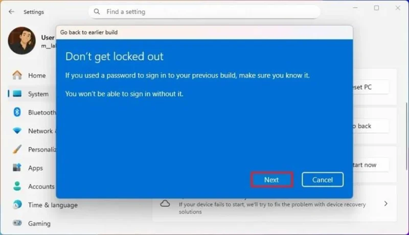 Come disinstallare in modo sicuro Windows 11 25H2