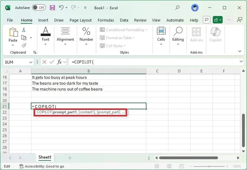 Cómo usar la función COPILAR en Excel con ejemplos Cómo usar la función COPILAR en Excel con ejemplos