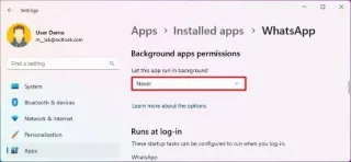 Come disabilitare le app in background su Windows 11