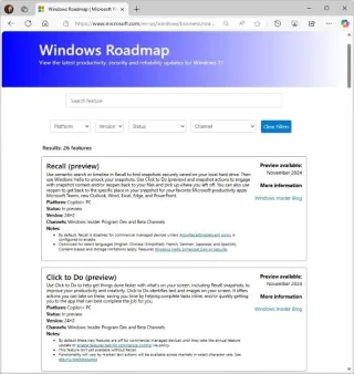 Microsoft ha finalmente pubblicato la roadmap delle nuove funzionalità in arrivo su Windows 11.