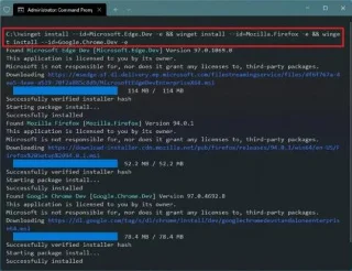 วิธีการติดตั้งแอปจำนวนมากโดยใช้ Winget บน Windows 11