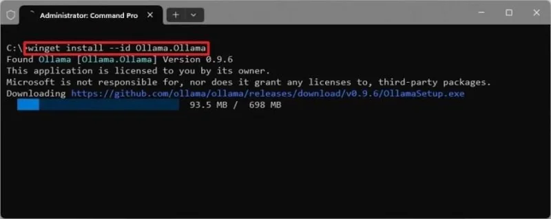 วิธีการติดตั้งโมเดล AI OpenAI GPT-OSS บน Windows 11