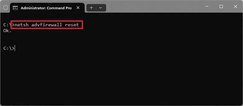 วิธีรีเซ็ตการตั้งค่าไฟร์วอลล์ Defender บน Windows 11
