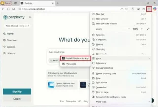 วิธีการติดตั้งแอปพลิเคชัน Perplexity AI บน Windows 11 และ 10