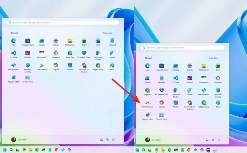 Come ridimensionare il nuovo layout del menu Start su Windows 11