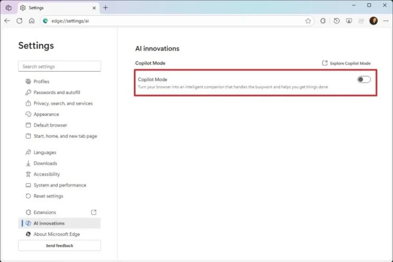Come disabilitare tutte le funzionalità di intelligenza artificiale su Microsoft Edge per Windows 11