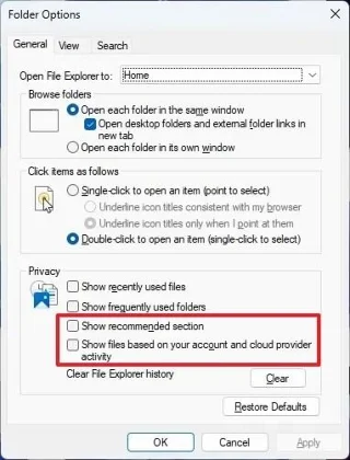 Jak wyłączyć opcję Polecane i przywrócić Szybki dostęp w Eksploratorze plików w systemie Windows 11 Jak wyłączyć opcję Polecane i przywrócić Szybki dostęp w Eksploratorze plików w systemie Windows 11