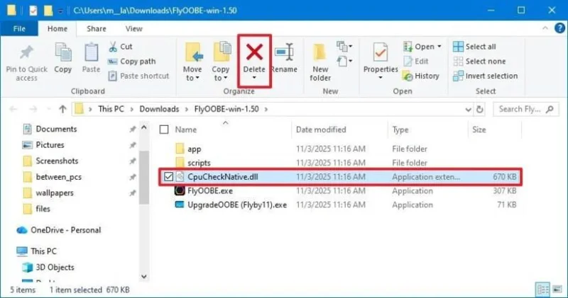 Come utilizzare FlyOOBE per aggiornare a Windows 11 su una CPU non supportata
