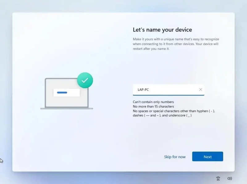 Come aggirare l'account Microsoft durante la configurazione iniziale di Windows 11: metodi ancora funzionanti