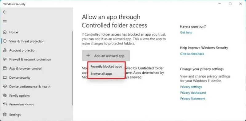 Come attivare la protezione anti-ransomware su Windows 11