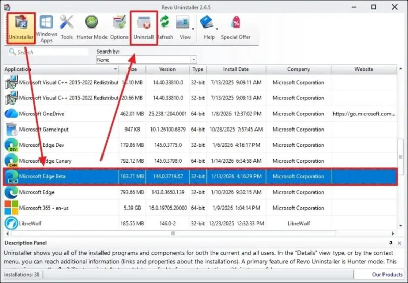 Cómo desinstalar completamente aplicaciones usando Revo Uninstaller en Windows 11