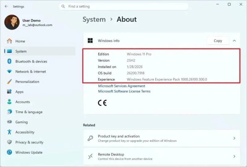 4 modi rapidi per verificare la versione su Windows 11
