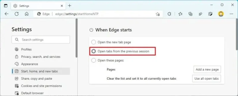 Hoe ga je verder waar je gebleven was in Chrome, Edge en Firefox?