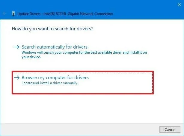 So installieren Sie eine CAB-Datei für Updates und Treiber unter Windows 10
