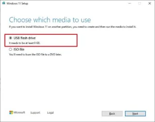 Windows 11 24H2 をメディア作成ツール経由でダウンロード