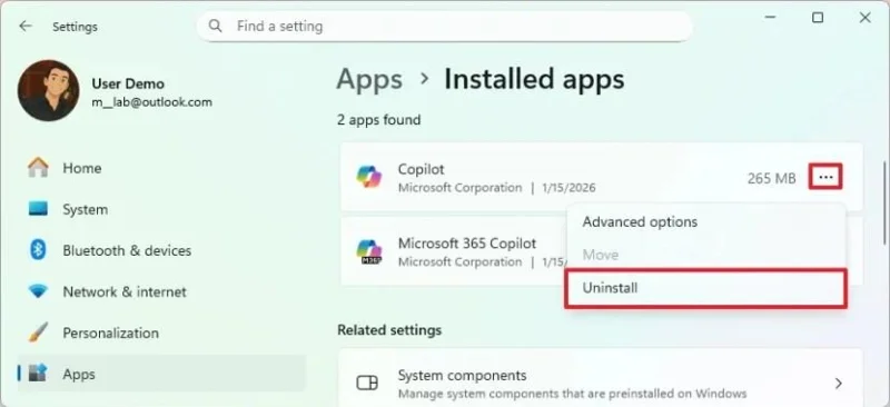 Come disabilitare o disinstallare Copilot da Windows 11