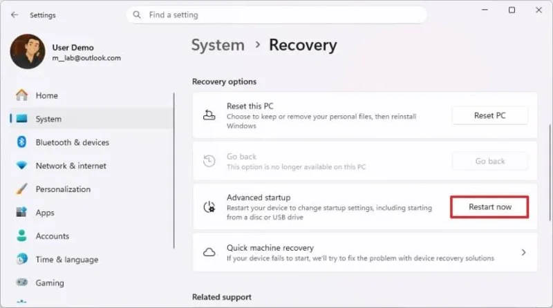 Come avviare il PC da un'unità flash USB su Windows 11
