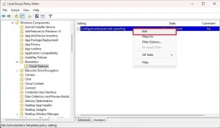 Come attivare la protezione anti-spoofing per Windows Hello Face su Windows 11