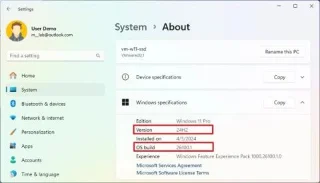 Come verificare se Windows 11 24H2 è installato sul tuo PC