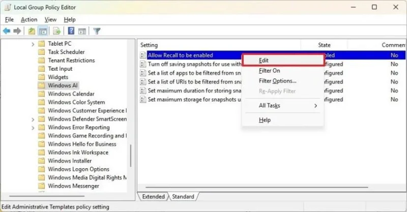 4 modi rapidi per disabilitare definitivamente la funzione Richiamo di Windows su Windows 11