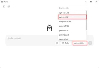 วิธีการติดตั้งโมเดล AI OpenAI GPT-OSS บน Windows 11