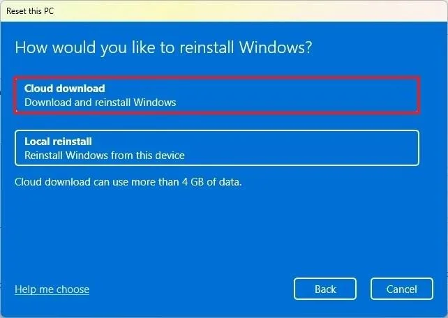 Come ripristinare le impostazioni di fabbrica di Windows 11 senza perdere i file