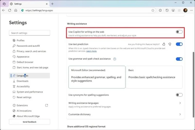 Come disabilitare tutte le funzionalità di intelligenza artificiale su Microsoft Edge per Windows 11