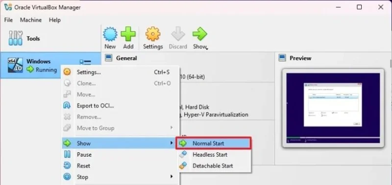 So binden Sie eine ISO-Datei in VirtualBox unter Windows 11 und 10 ein.