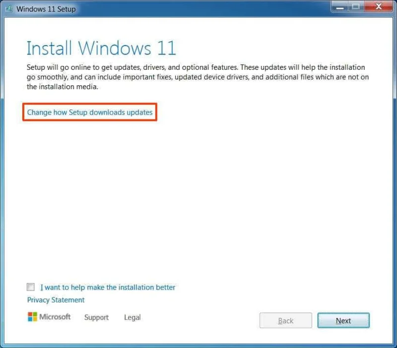 Come aggiornare da Windows 7 a Windows 11