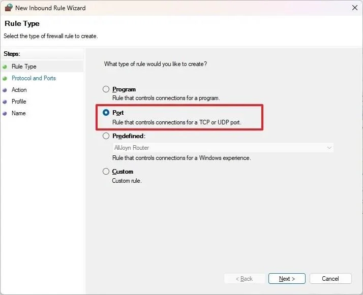 วิธีเปิดพอร์ตไฟร์วอลล์บน Windows 11
