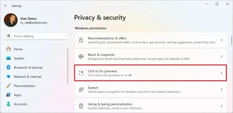 Come utilizzare Click to Do per eseguire azioni basate sull'intelligenza artificiale su testo e immagini in Windows 11