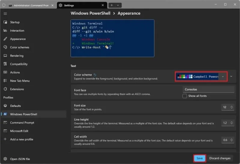 Cara memulihkan PowerShell biru klasik dalam Terminal Windows pada Windows 11 Cara memulihkan PowerShell biru klasik dalam Terminal Windows pada Windows 11