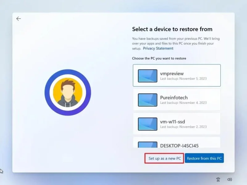 Eseguire un'installazione pulita di Windows 11 23H2
