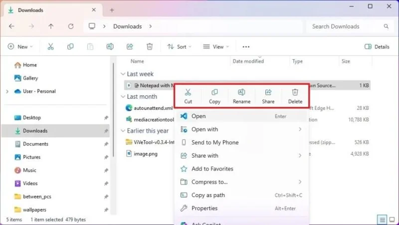 La build 26200.5651 (KB5060818) per Windows 11 aggiunge l'orologio alle notifiche, all'esportazione dei richiami e altro ancora (Dev)