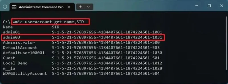 Come cambiare il nome della cartella utente su Windows 11