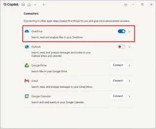 كيفية ربط تطبيق Copilot بخدمات Gmail وOneDrive وغيرها على نظام التشغيل Windows 11