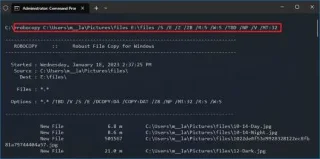 Windows 10da dosya kopyalamayı hızlandırmak için Robocopynin çoklu iş parçacığı özelliğini nasıl kullanabilirsiniz?