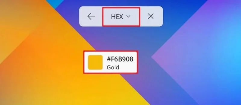 كيفية استخراج رموز الألوان HEX وRGB وHSL من أي بكسل على نظام التشغيل Windows 11