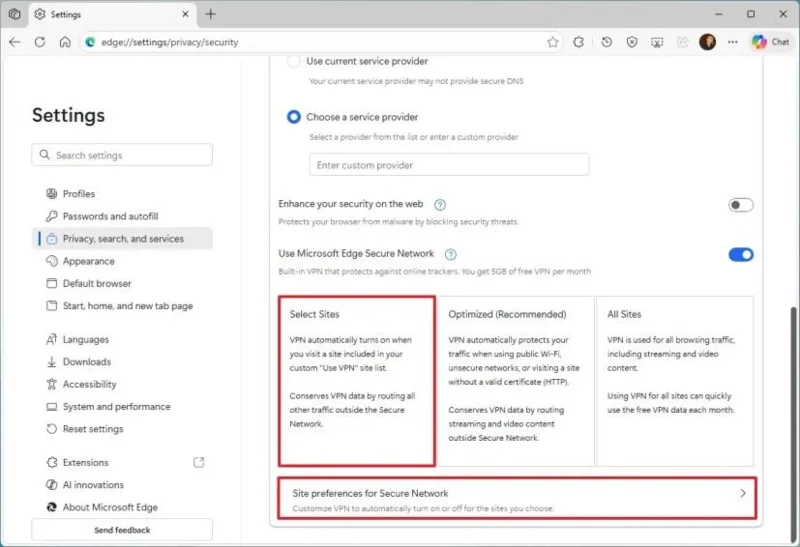 วิธีเปิดใช้งาน VPN ฟรีบน Microsoft Edge