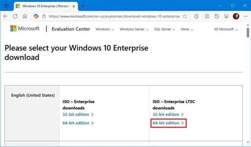 Come scaricare il file ISO di Windows 10 LTSC nel 2026