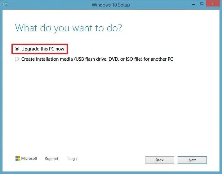 วิธีการอัปเกรดจาก Windows 8.1 เป็น Windows 10