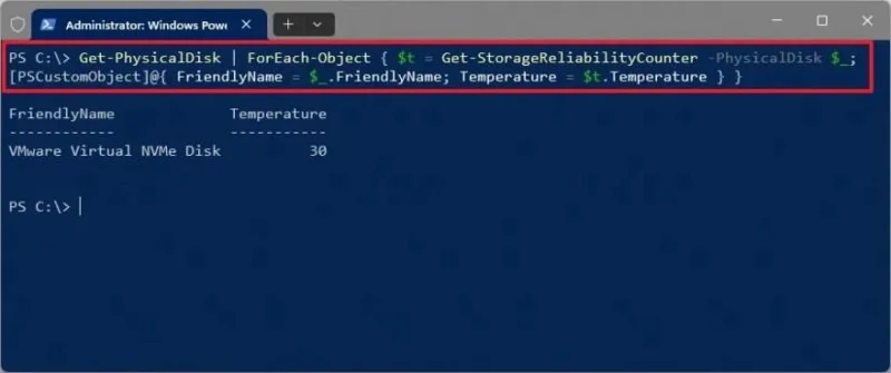 Как проверить температуру SSD и HDD в Windows 11